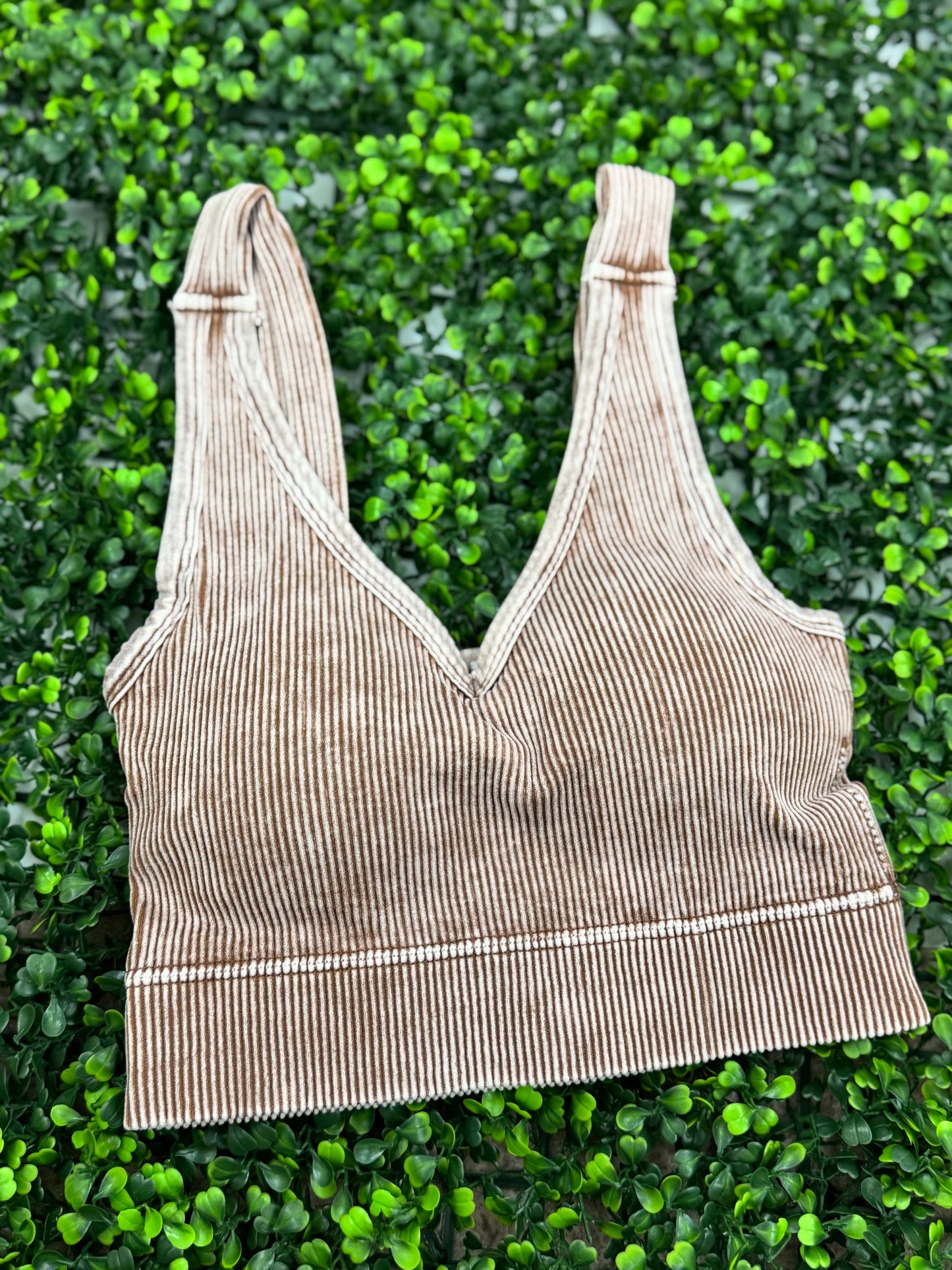 Washed Intentions Brami – Seamless Acid Wash Crop Top