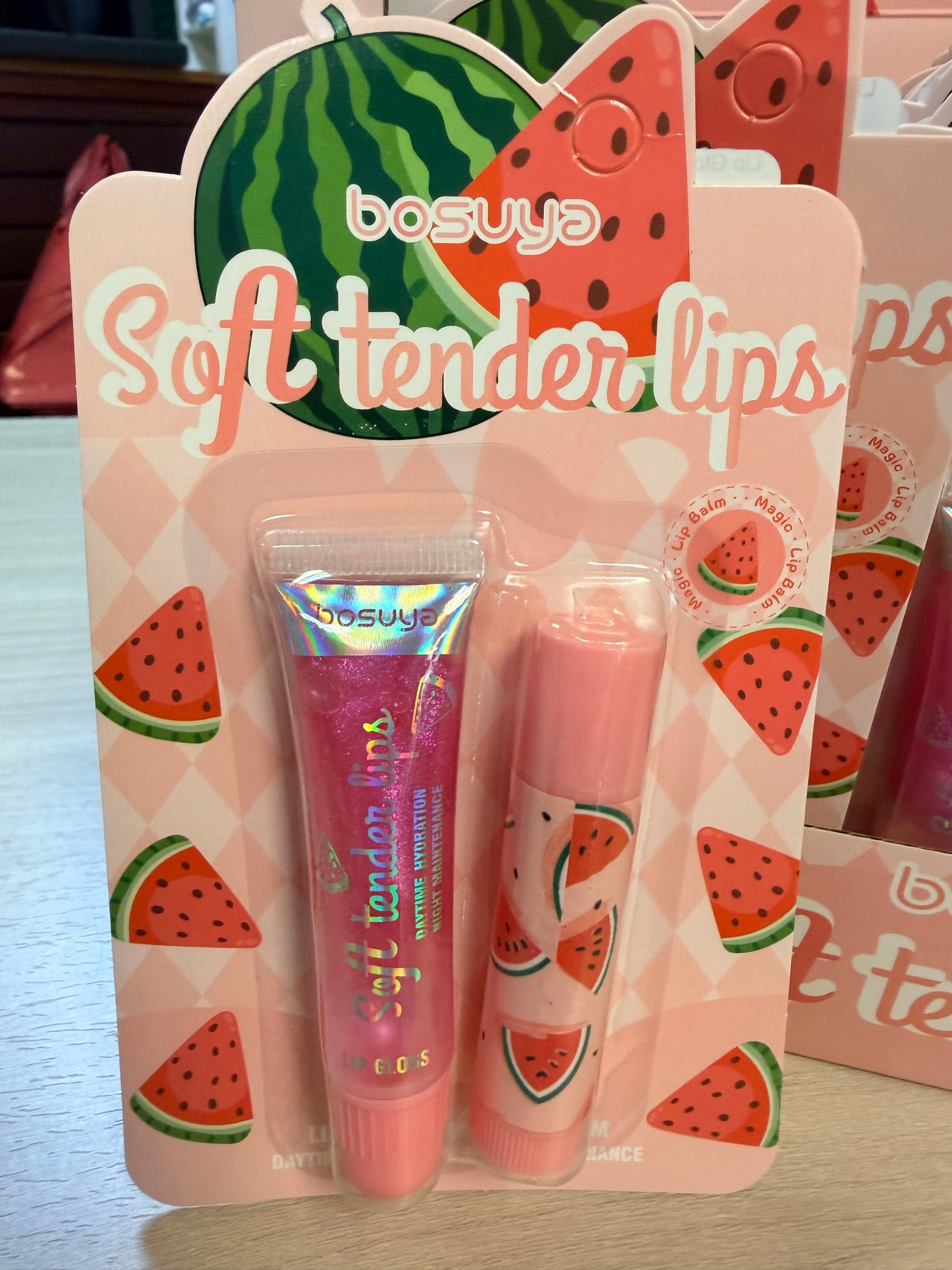 Lip Gloss and Magic Lip Balm Duo Hydrating Lip Care Set
