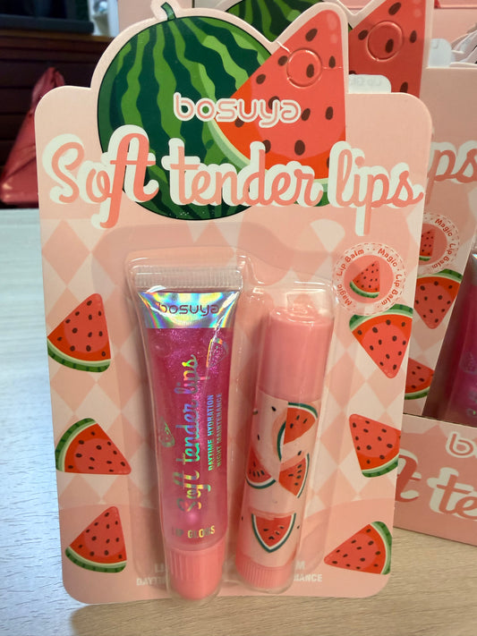 Lip Gloss and Magic Lip Balm Duo Hydrating Lip Care Set