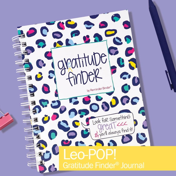 Gratitude Finder® Journal – Weekly Non-Dated Planner with Stickers & Reflection Tabs