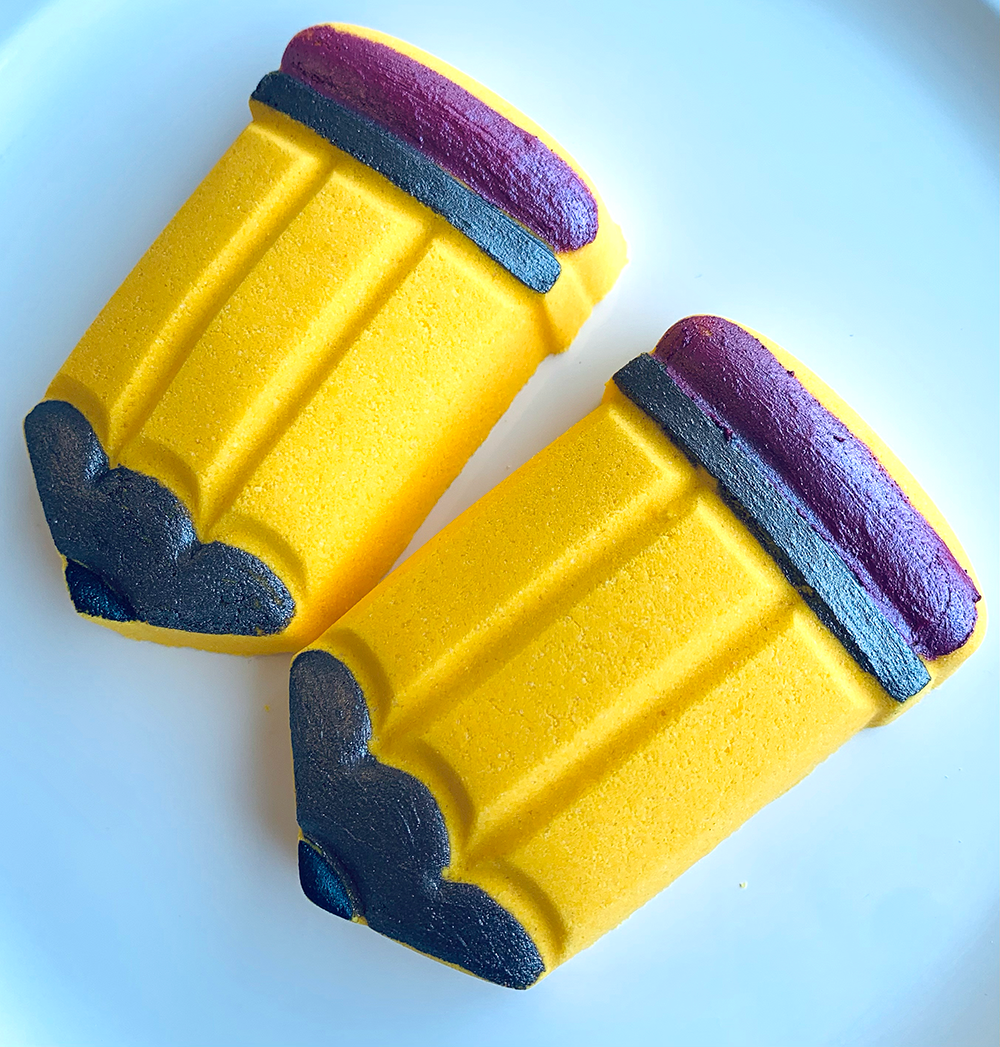 Pencil Bath Bomb | Handmade Fruity Scent School Gift