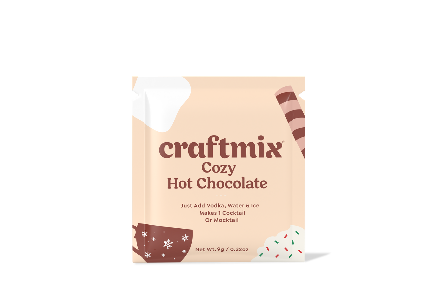 Cozy Hot Chocolate Mocktail/Cocktail Mixer - Single Packets