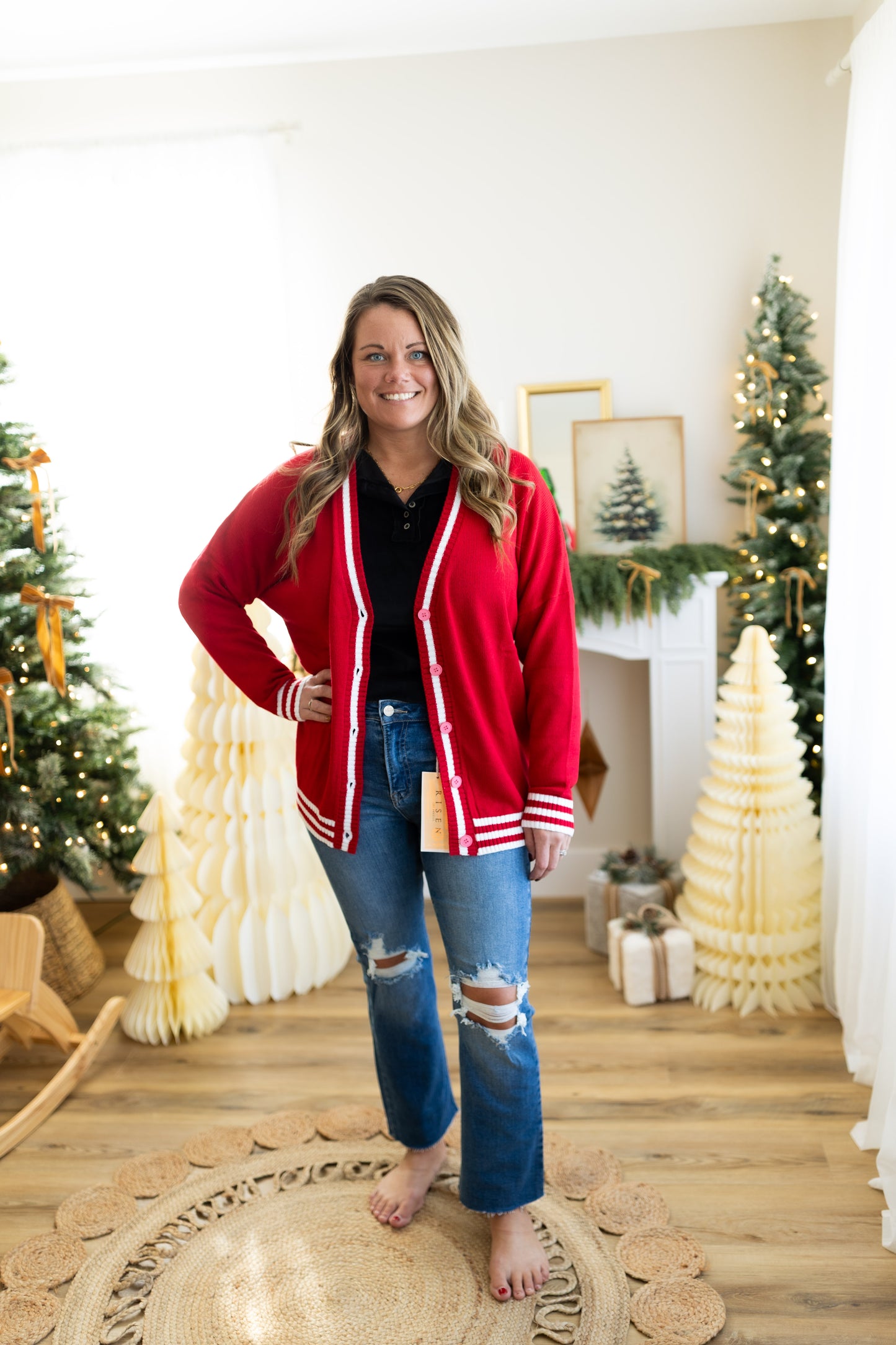Candy Cane Cutie Cardigan