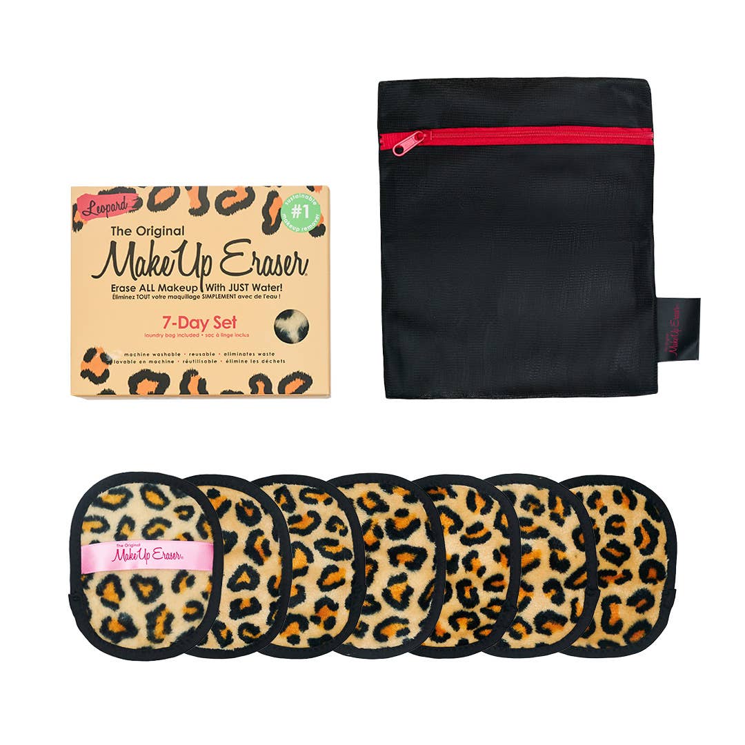 Leopard 7-Day MakeUp Eraser Set