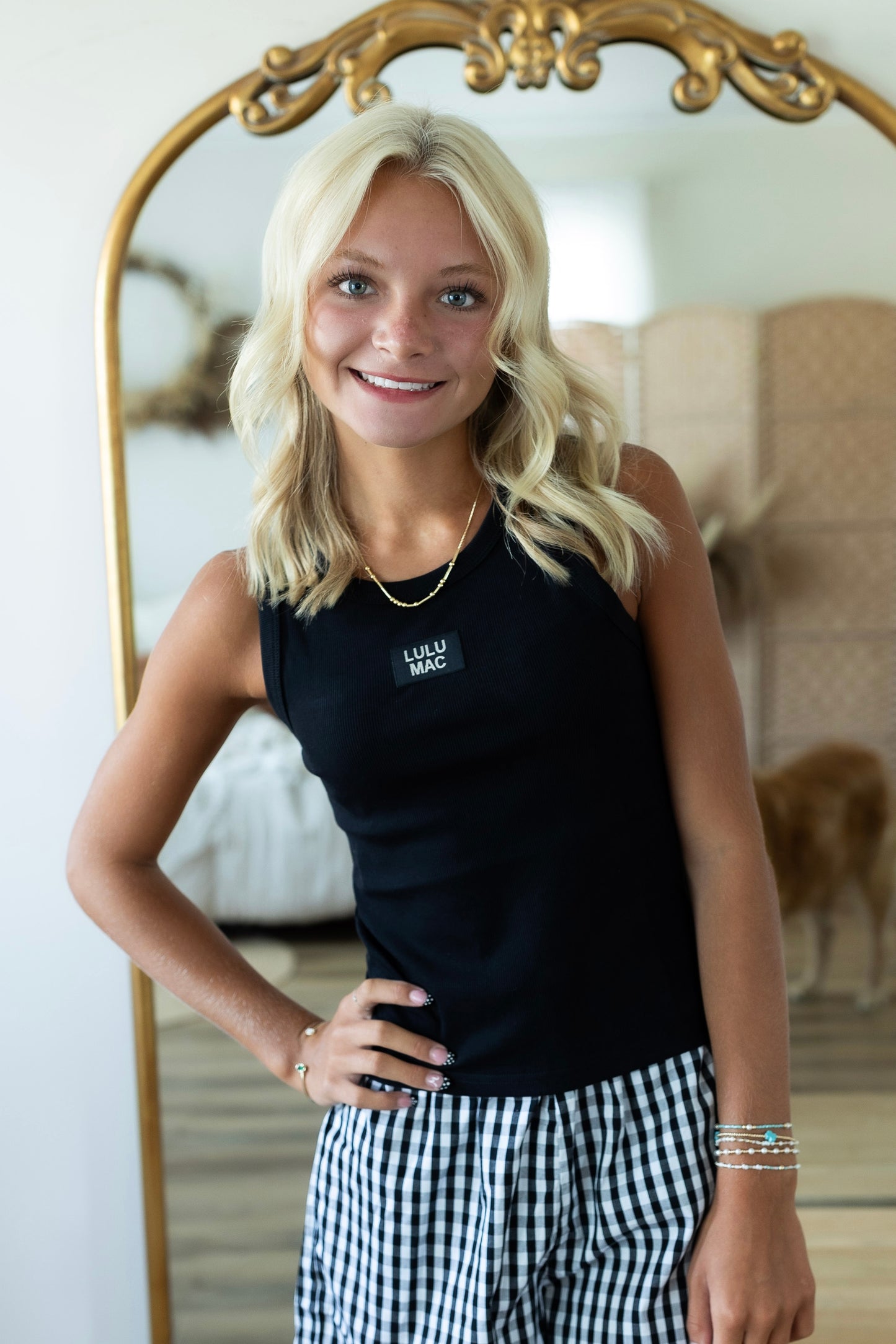 LULU MAC Black Active Tank Top