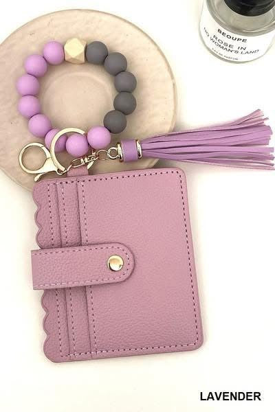 Beaded Keychain Bracelet Wallets – Stylish & Functional Wristlet for Keys and Cards