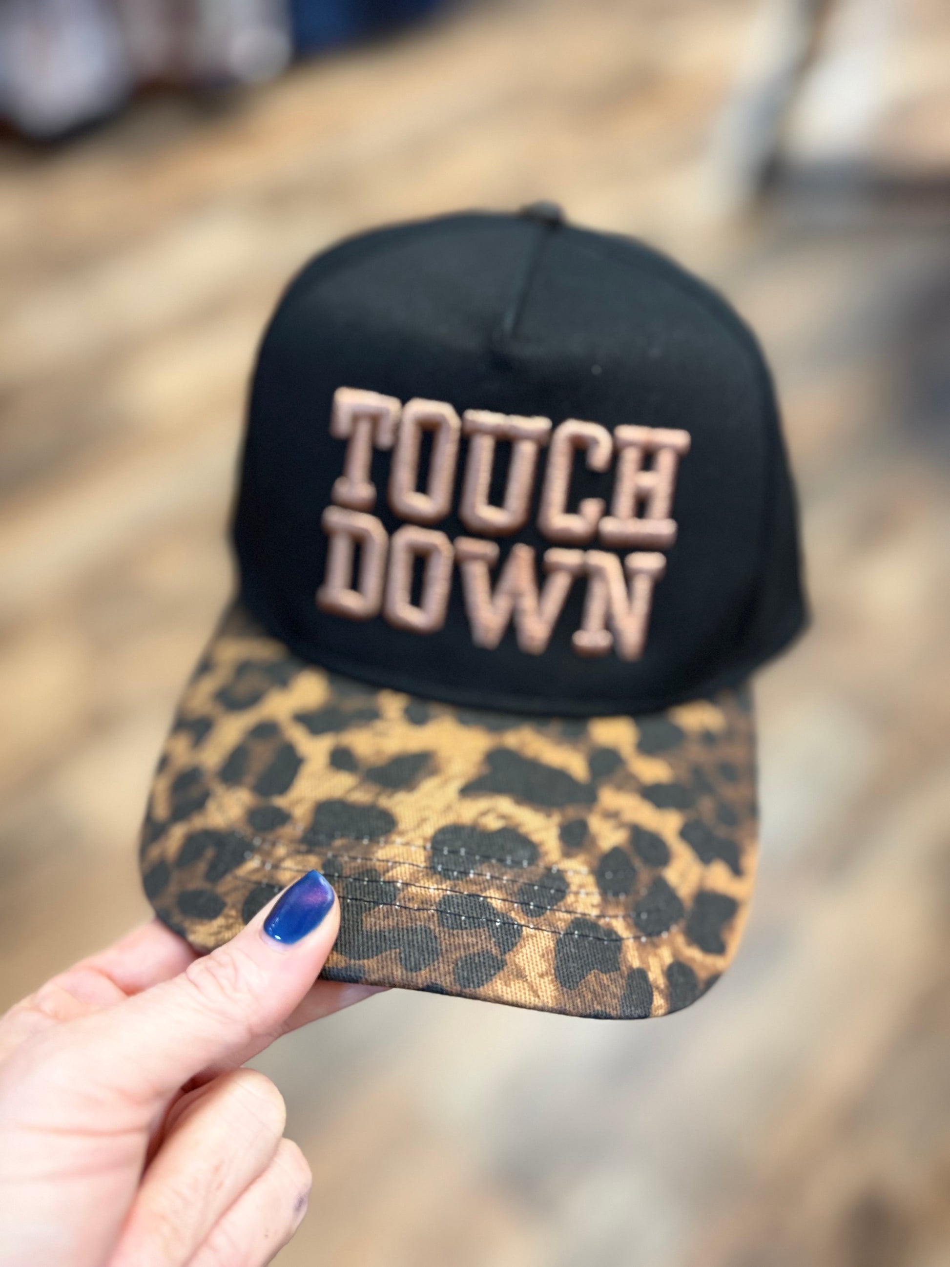 Touch Down Leopard Bill Cap