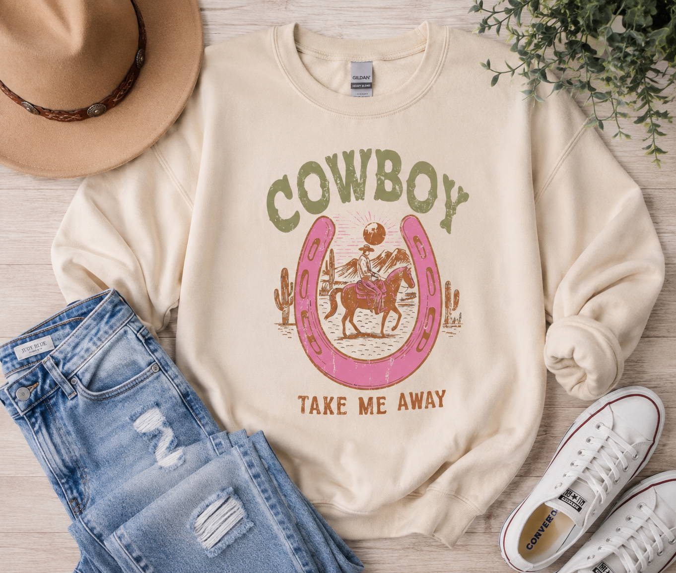 Cowboy Take Me Away Graphic mockup