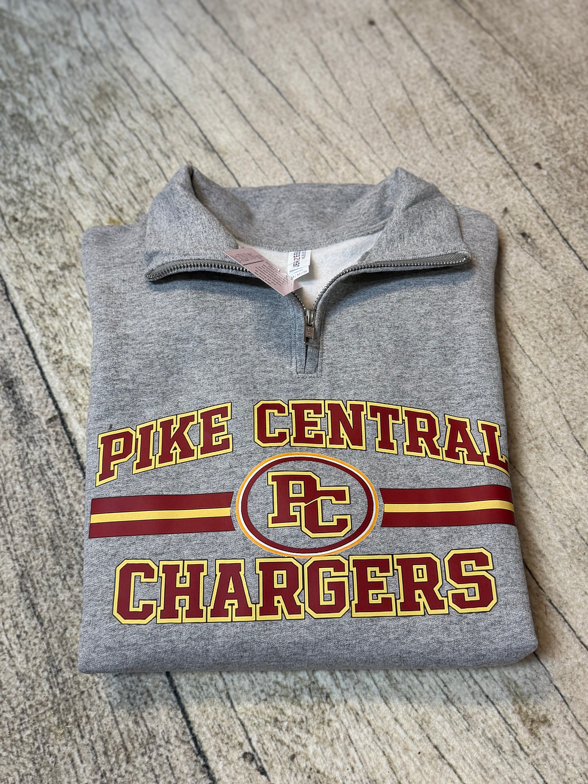 Pike Central Chargers Quarter Zip Sweatshirt | PC School Spirit Pullover