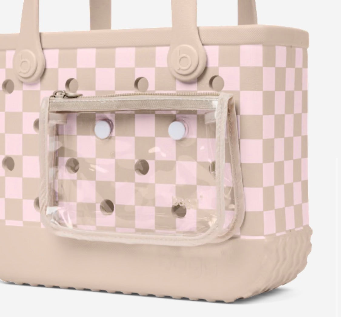 Bitty Bogg Bag - Linen/Pink Marshmallow