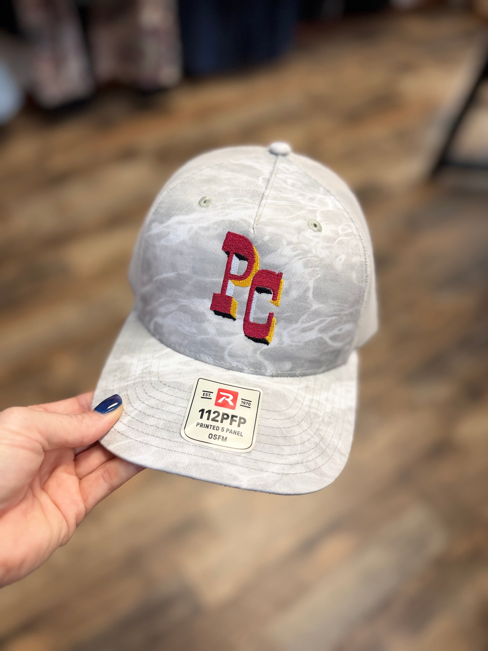 Pike Central PC Embroidered Hat - Light Print
