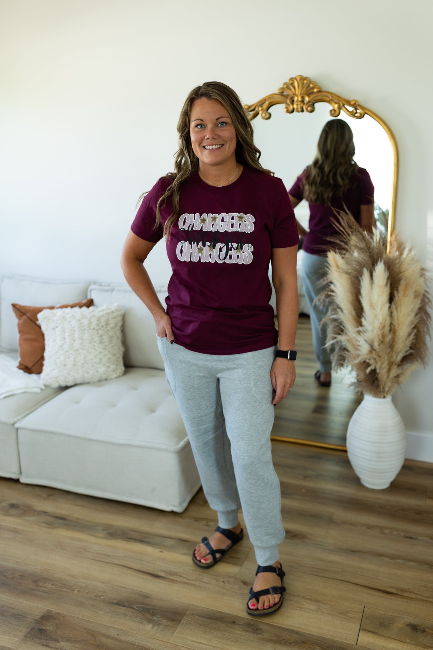 Relaxed Fit High Rise Jogger Pants with Pockets in Heather Gray – Casual Comfort with Style by Risen