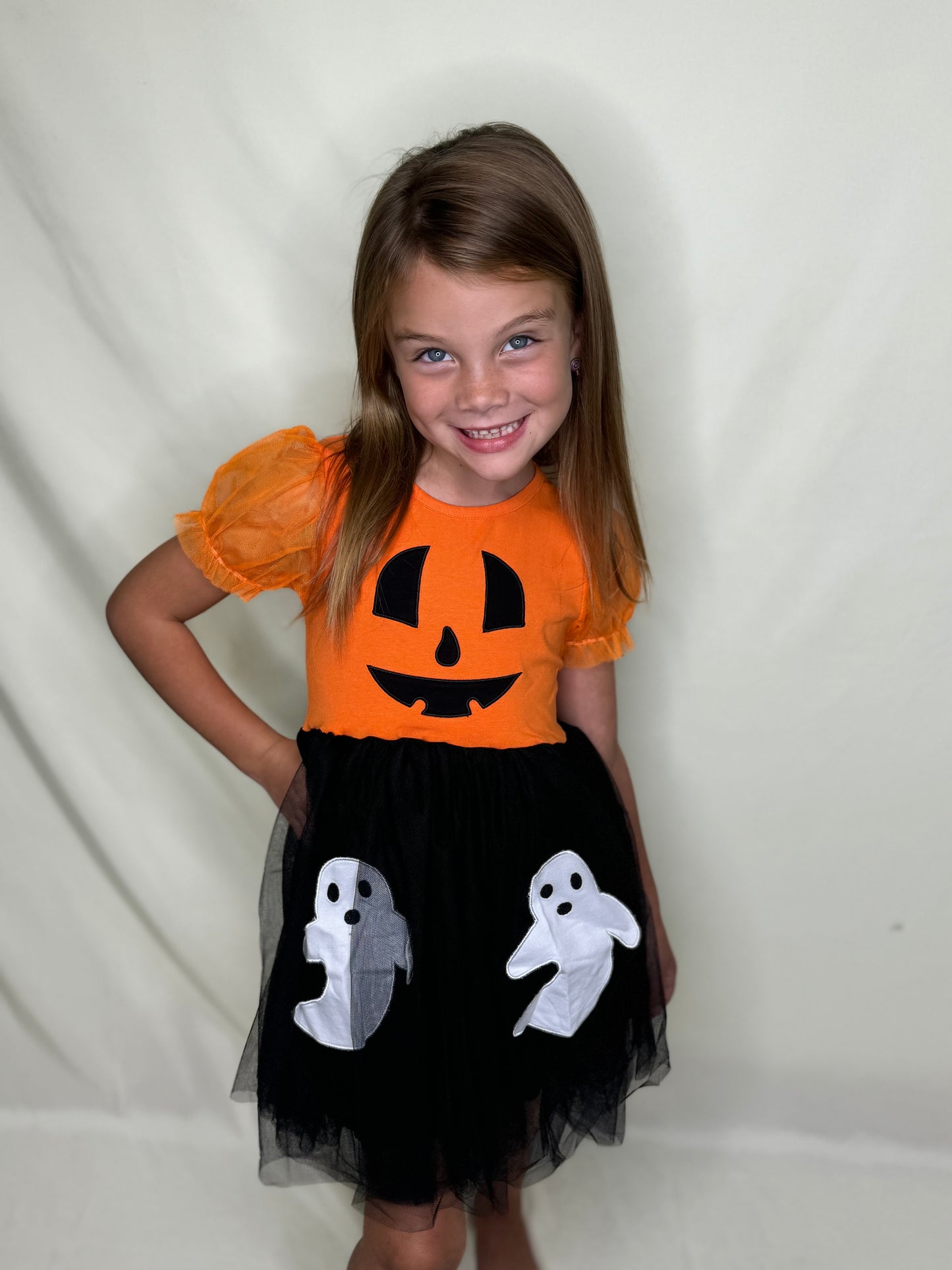 Pumpkin/Ghost Tutu Dress