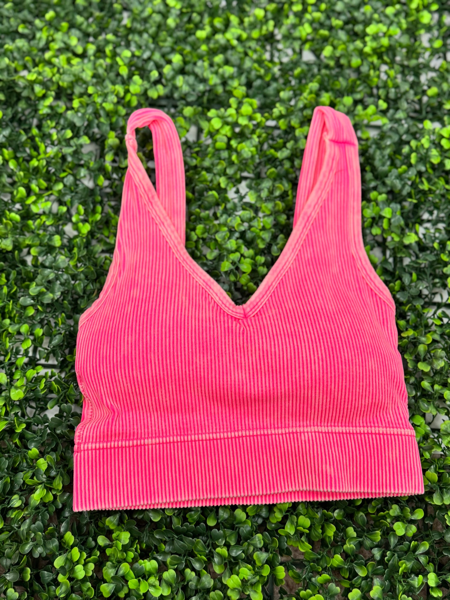 Washed Intentions Brami – Seamless Acid Wash Crop Top