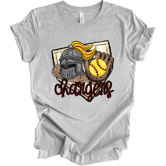 Chargers Softball Graphic Shirt – School Spirit Tee