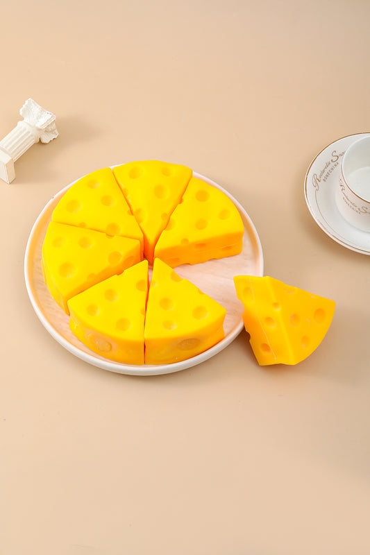Cheese Stress Relief Squishy | Slow Rise Cheese Slice Fidget Toy