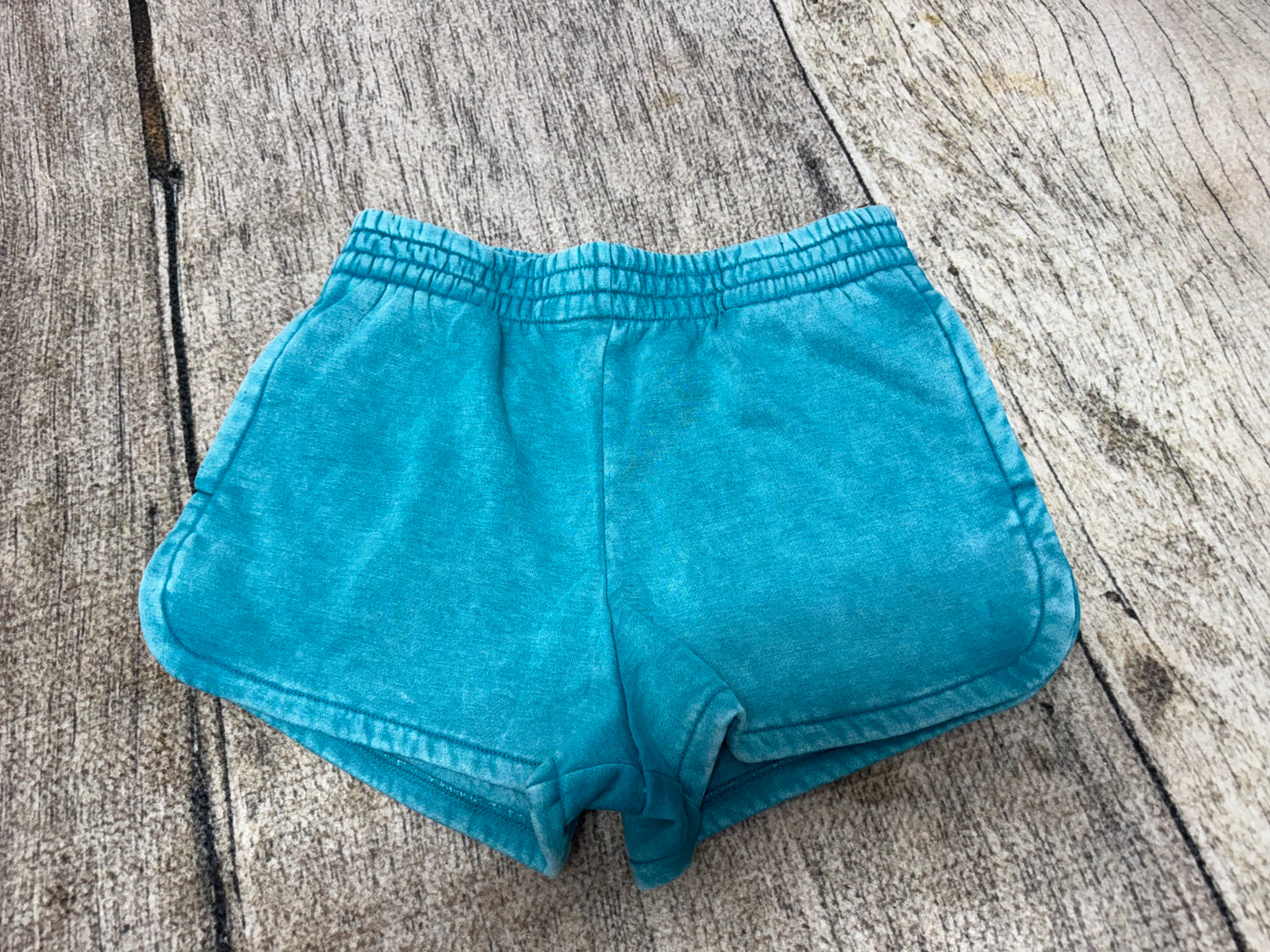 Acid Wash Dolphin Shorts