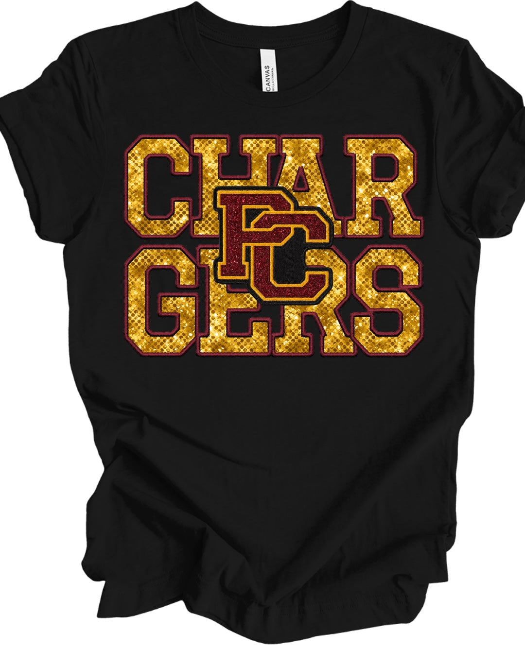 PC Chargers Faux Sequin/Glitter
