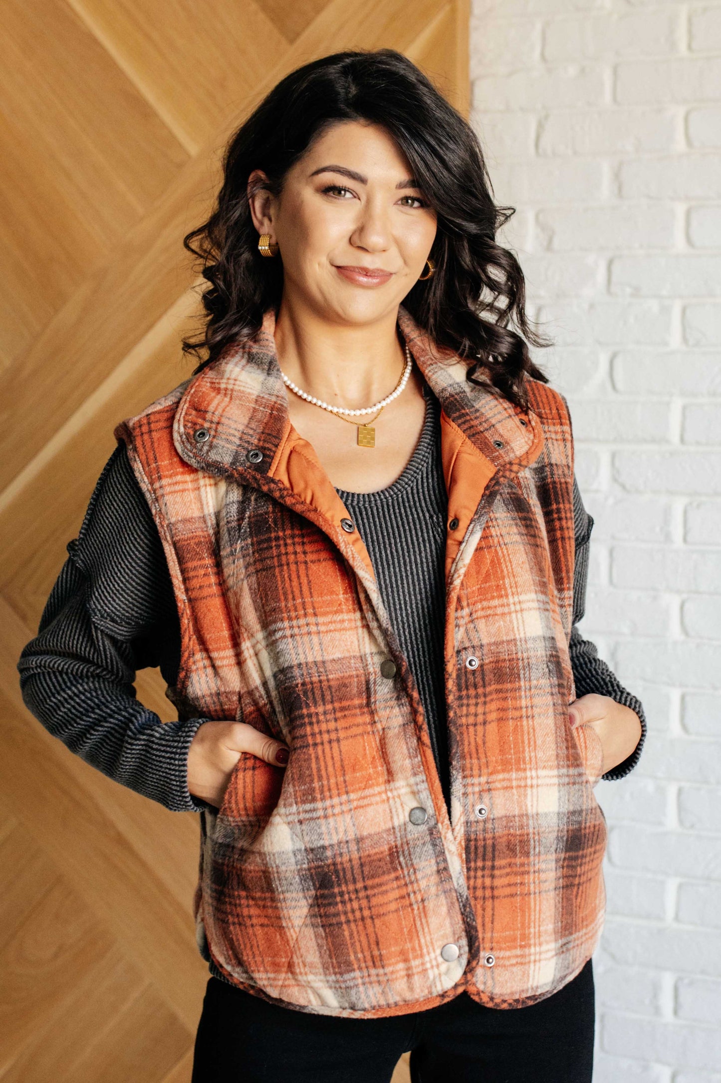 By the Campfire Plaid Vest