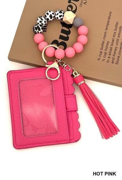 Beaded Keychain Bracelet Wallets – Stylish & Functional Wristlet for Keys and Cards