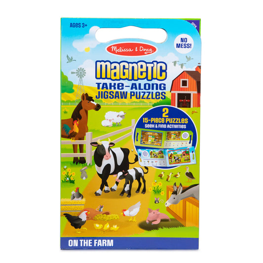 Take Along Magnetic Jigsaw Puzzles - On the Farm