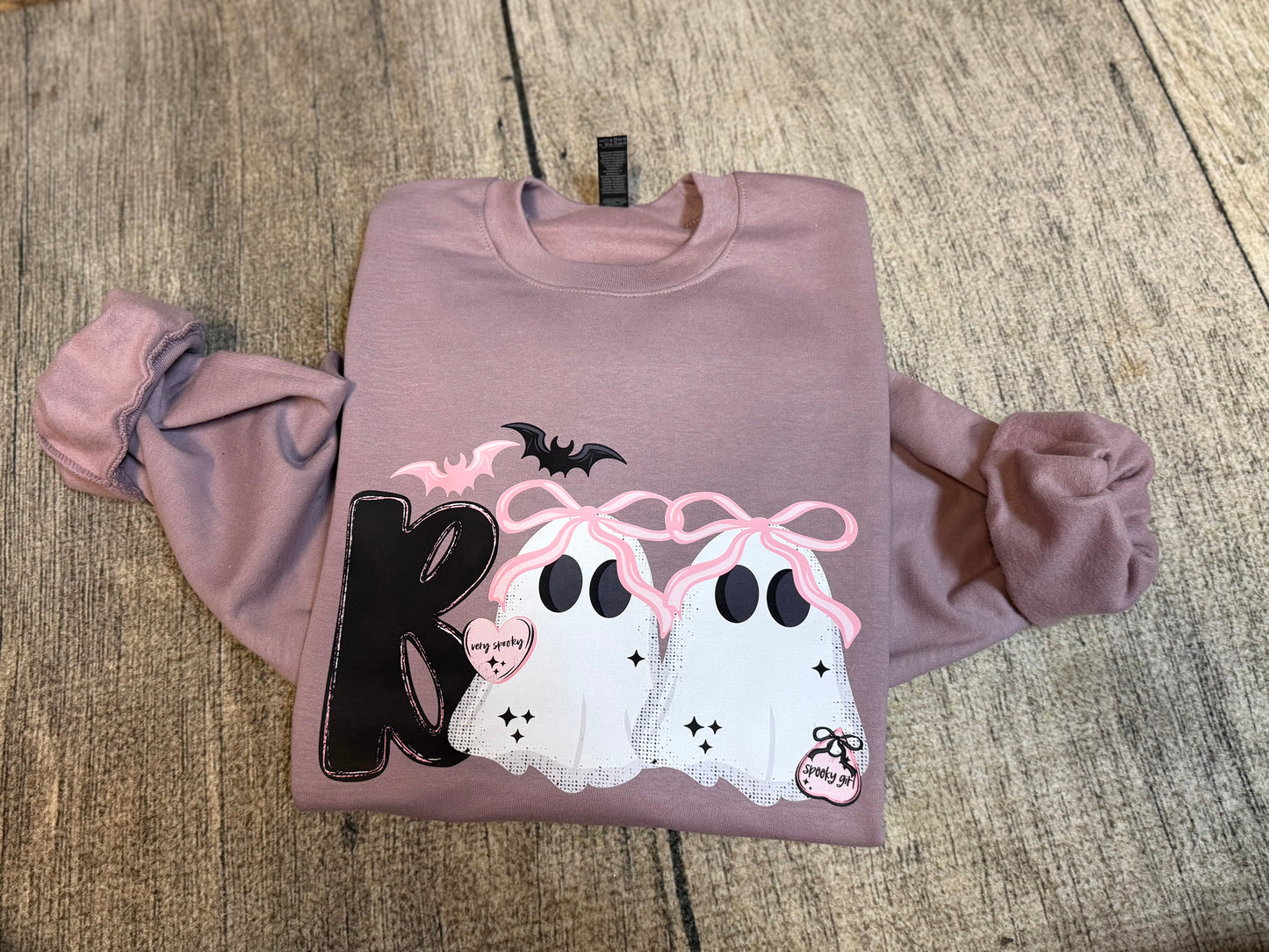 Boo Ghosts with Bows Graphic mockup