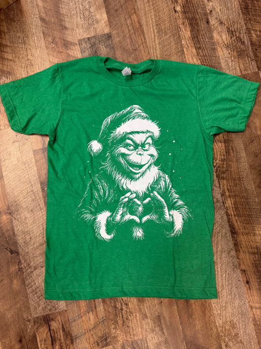 Grinch Graphic T-Shirt – Festive Holiday Character Tee