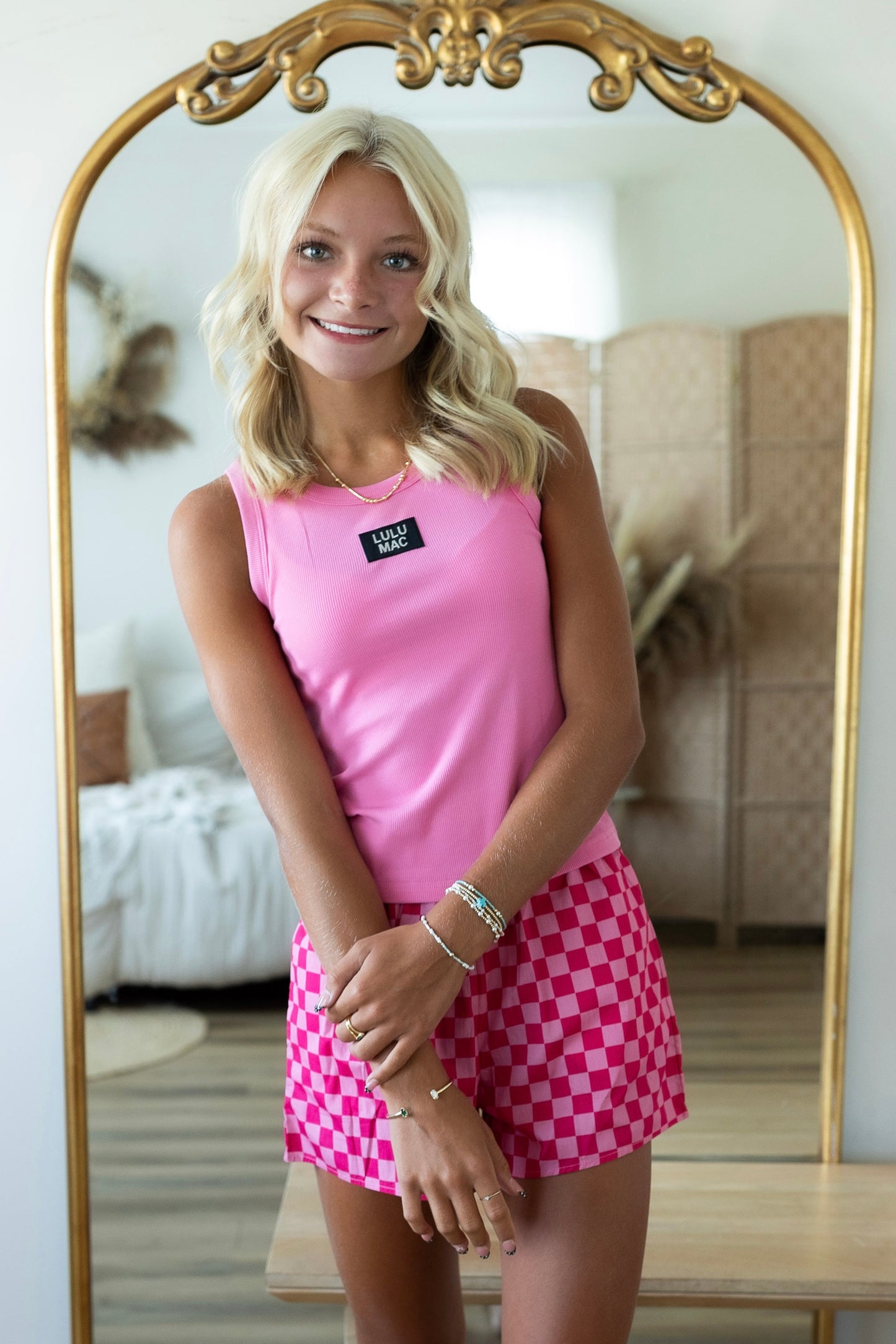 LULU MAC Hot Pink Active Tank Top