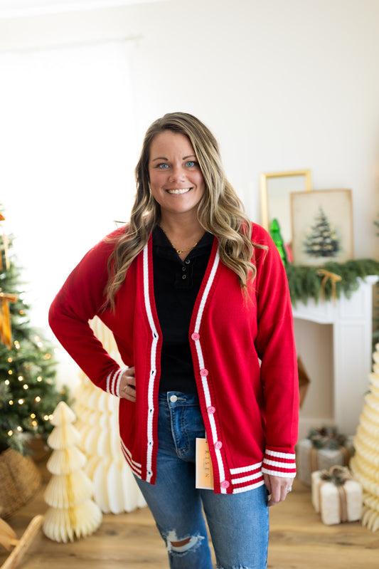 Candy Cane Cutie Cardigan