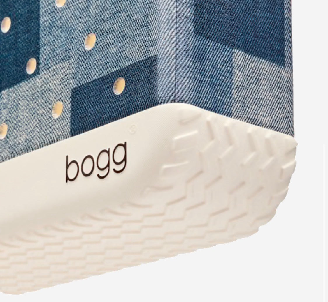 Baby Blue Jean Bogg Bag - Coconut/Denim