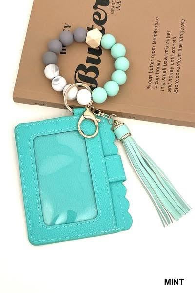 Beaded Keychain Bracelet Wallets – Stylish & Functional Wristlet for Keys and Cards