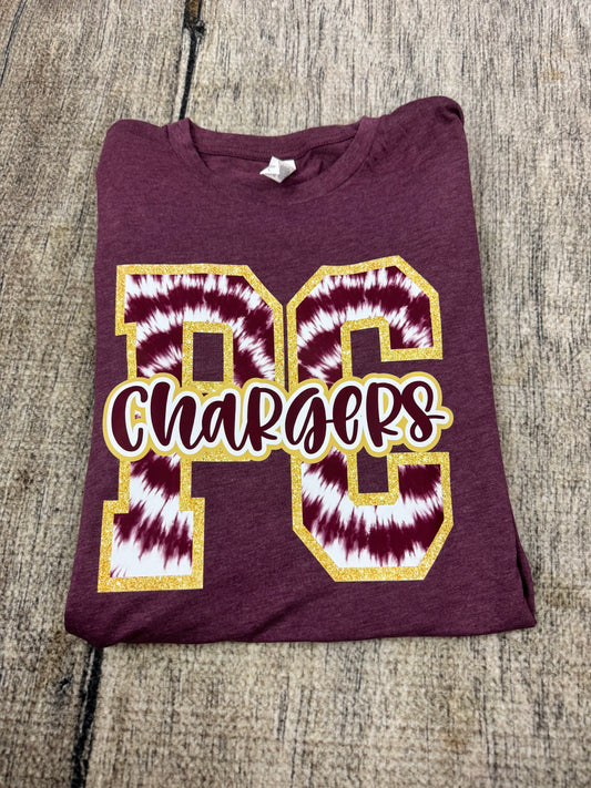 PC Chargers Tie Dye Option #2