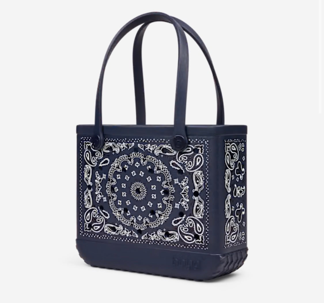 Baby Bandana Bogg Bag - Navy Me Crazy