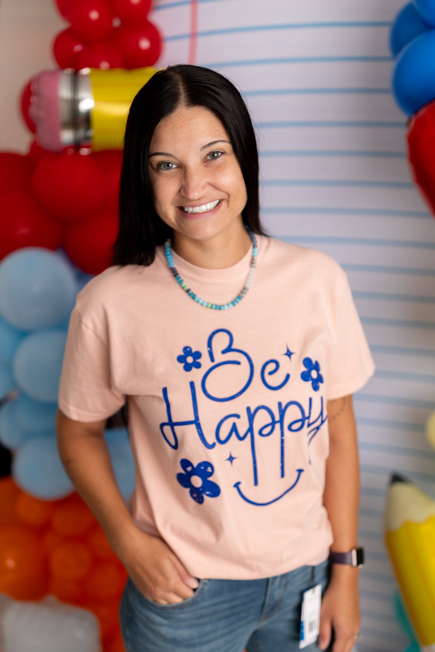 Be Happy Comfort Colors Graphic Tee