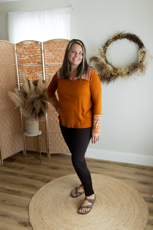Magic Skinny Ponte Knit Pants in Chocolate
