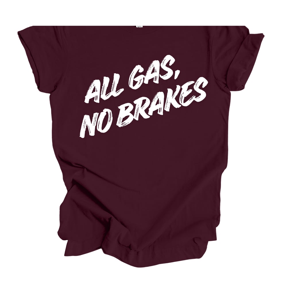 10U Pike County Chargers Softball Shirt – All Gas No Brakes Graphic
