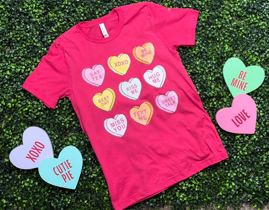 Conversation Hearts T-Shirt