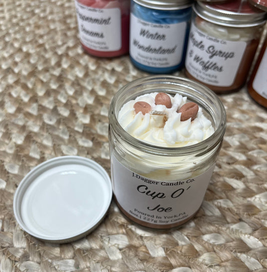 Mini Cup O’Joe Soy Dessert Candle , 8oz.