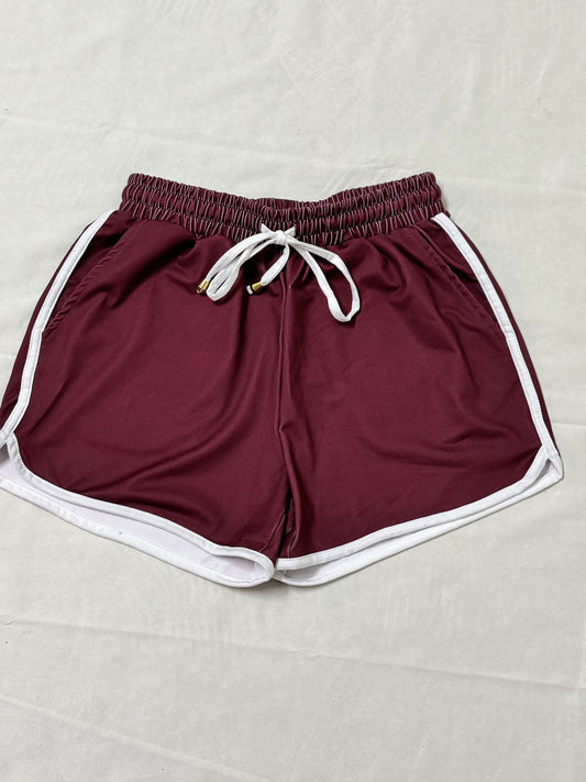 Maroon Everyday Shorts