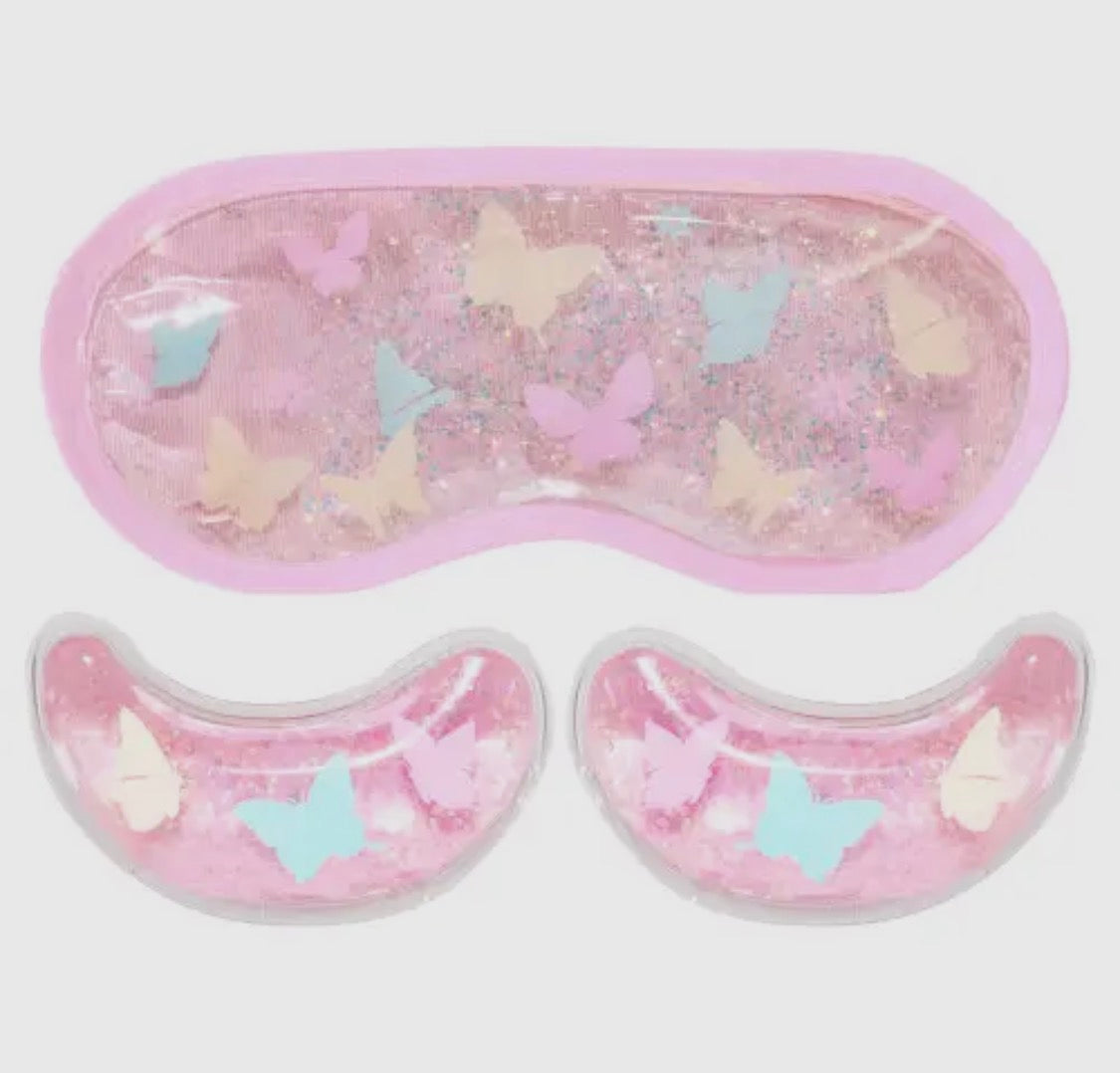 CALA Hot & Cold Butterfly Eye Mask + Under Eye Pads Set
