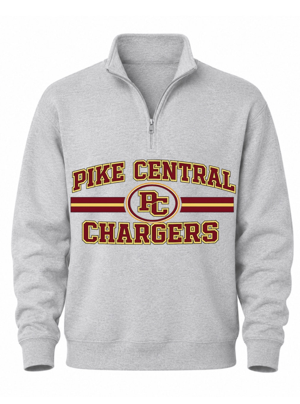 Pike Central Chargers Quarter Zip Sweatshirt | PC School Spirit Pullover