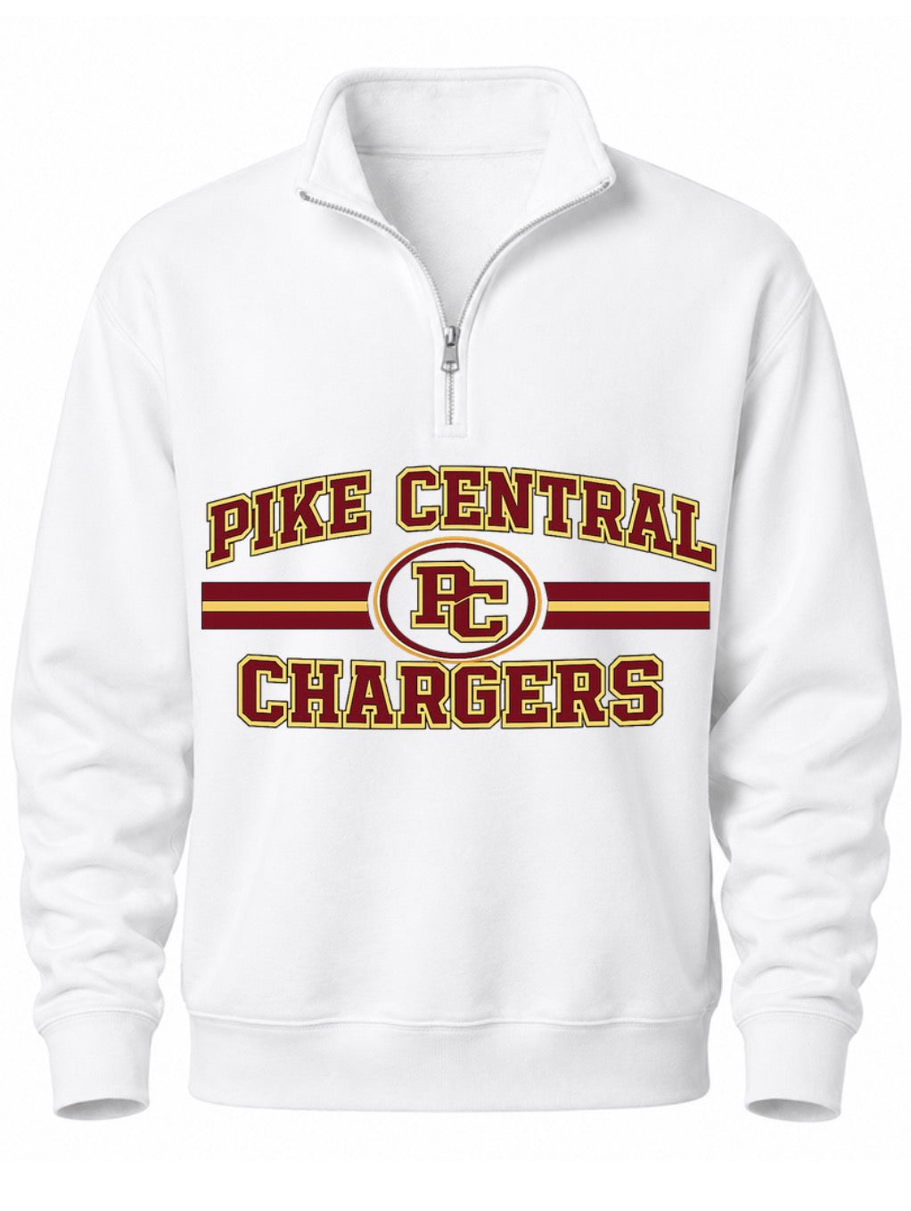 Pike Central Chargers Quarter Zip Sweatshirt | PC School Spirit Pullover