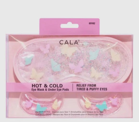 CALA Hot & Cold Butterfly Eye Mask + Under Eye Pads Set