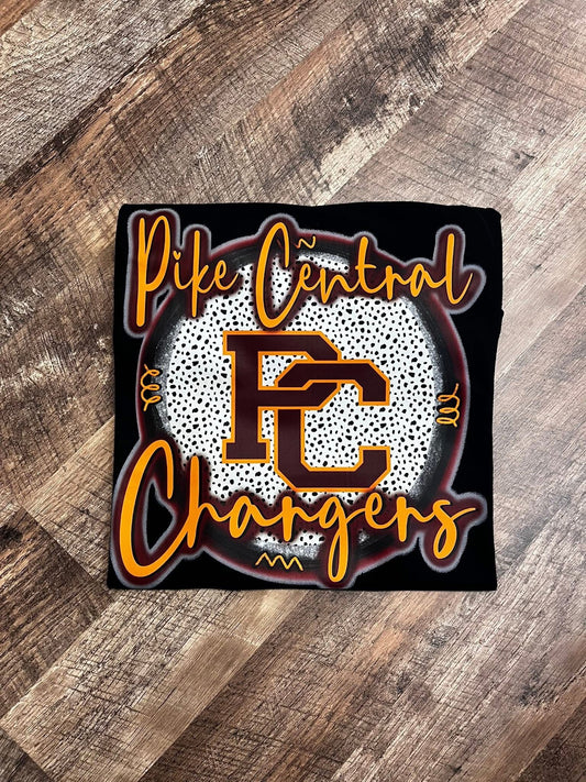 Pike Central Chargers Dalmatian Tee