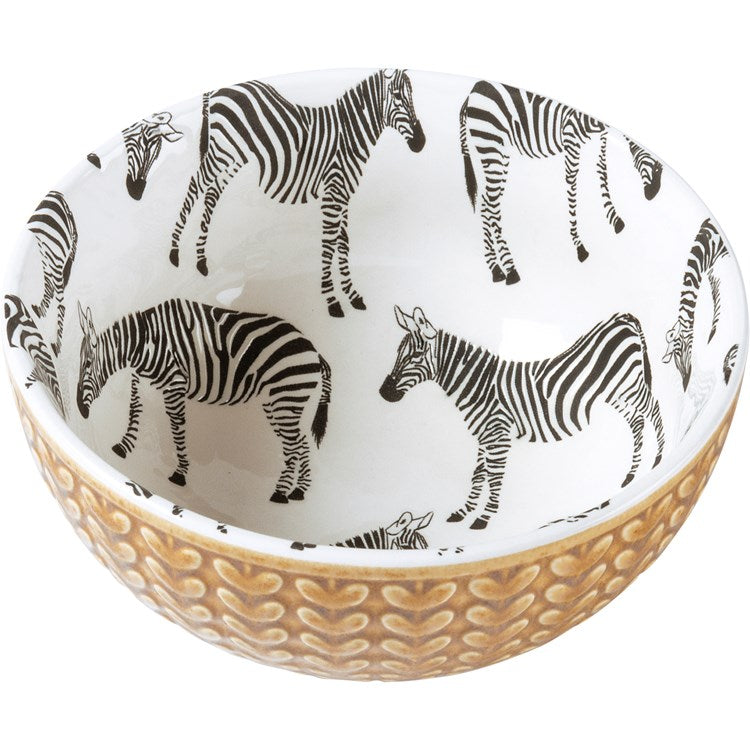 Zebra Bowl Set