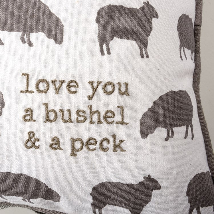 Love You A Bushel & A Peck Pillow