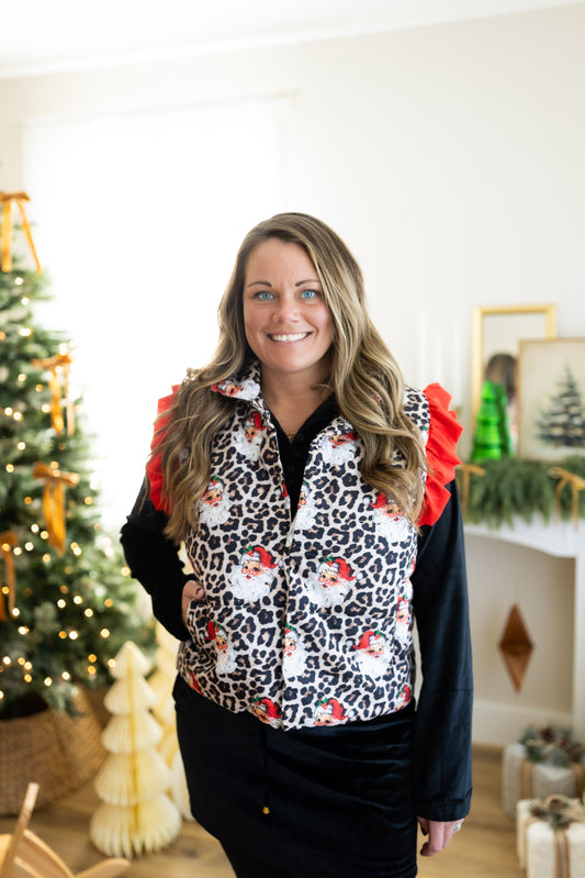 Santa Chic Puffer Vest