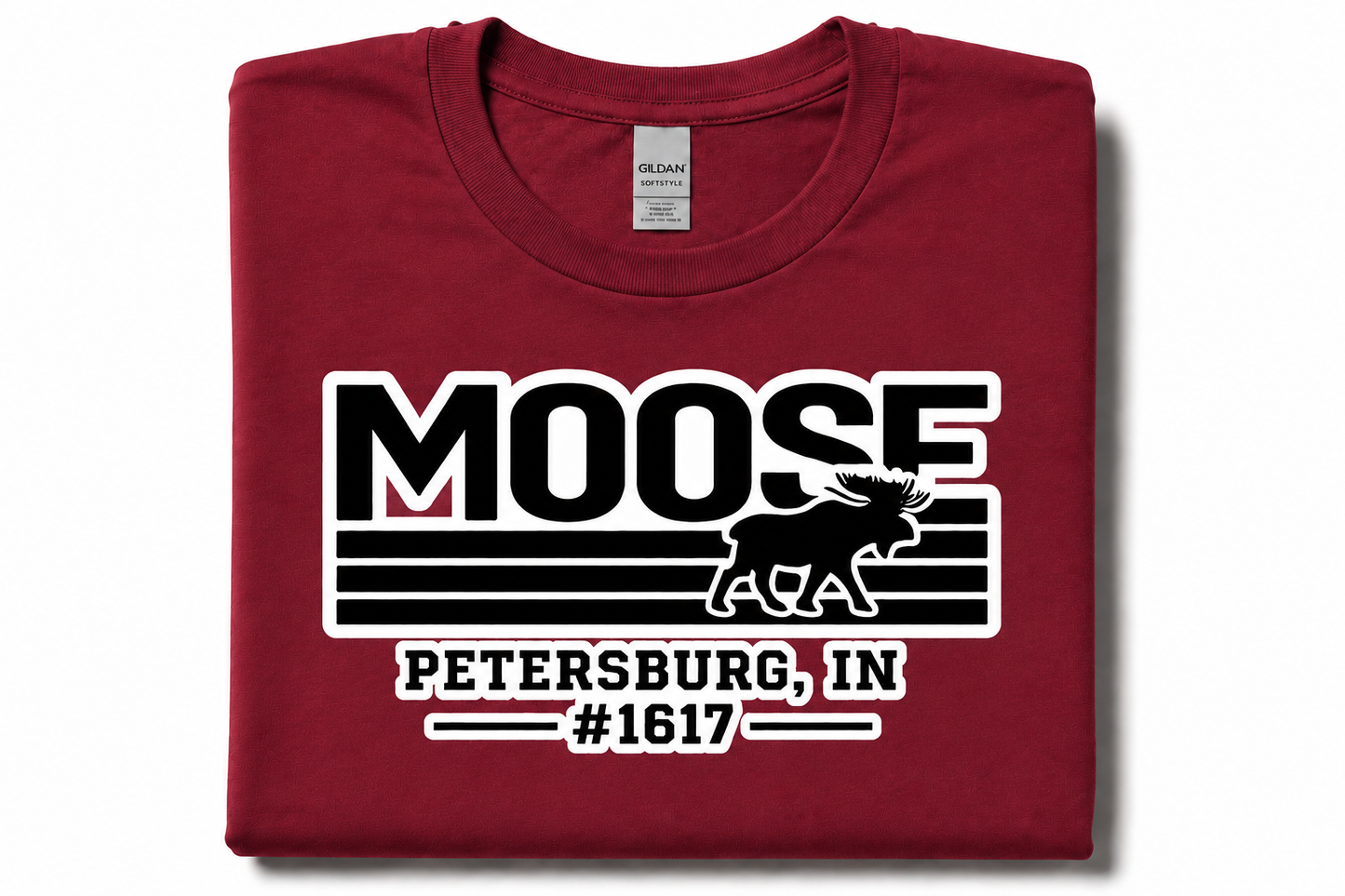 Petersburg Moose #1617 Graphic T-Shirt | Moose Lodge Custom Graphic Tee