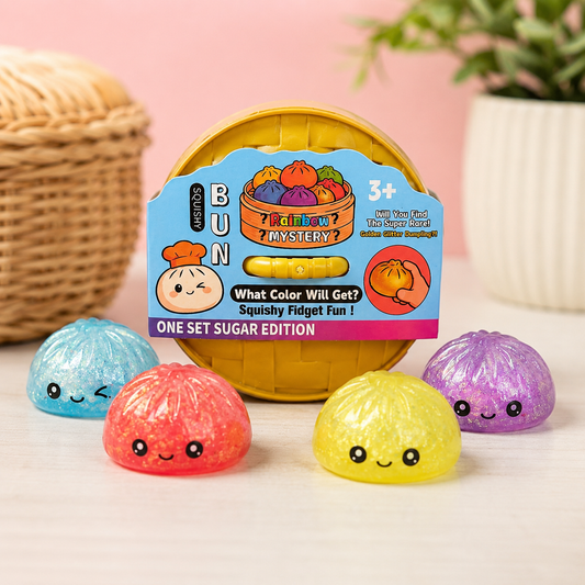 Orbeez Filled Squishy Dumplings | Colorful Sensory Stress Balls