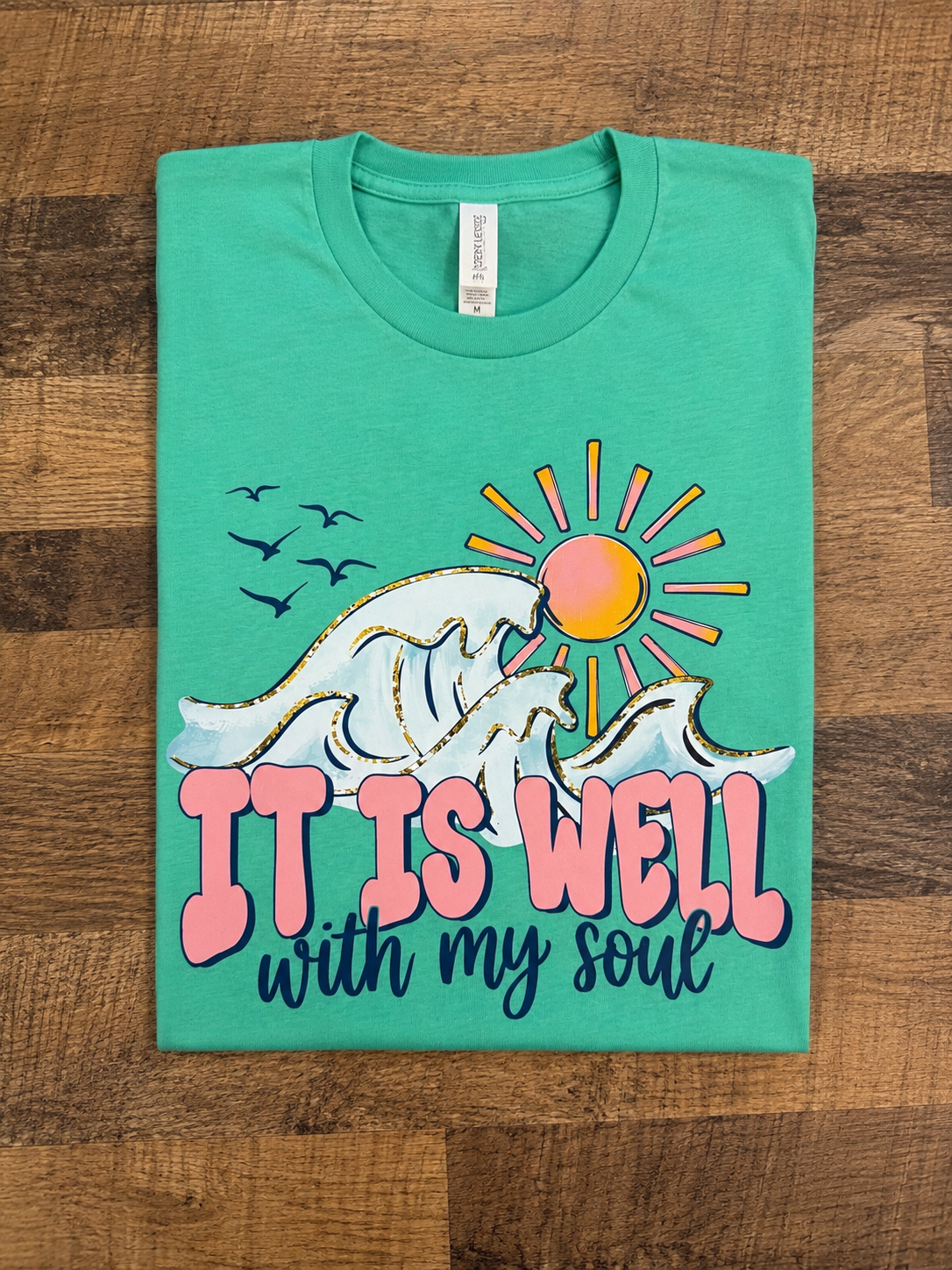 It Is Well With My Soul Graphic T-Shirt | Coastal Summer Vibes Beach Tee